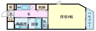 フレンドリー京橋の物件間取画像